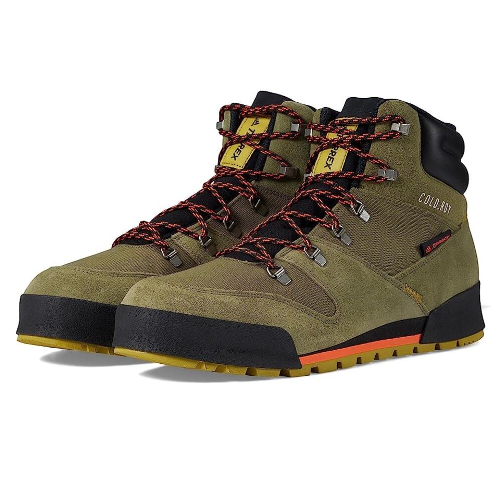 USED Adidas Mens Terrex Snowpitch Cold.RDY Focus Olive/Black/Pulse Olive 11